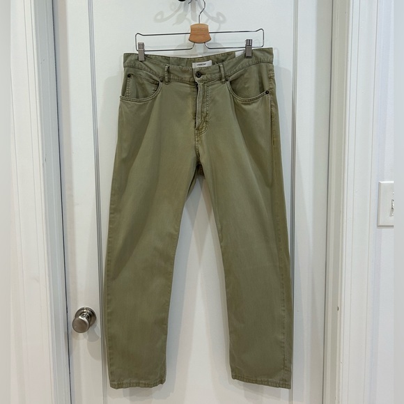 Billy Reid Moss Green 5 Pocket Pant, 32x30 - Picture 5 of 5